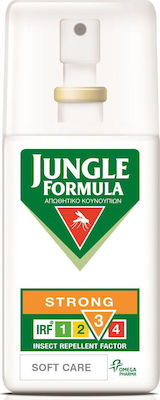 Jungle Formula Strong Soft Care IRF-3 Spray 75ml - Εντομοαπωθητικό Σπρέι Χωρίς Άρωμα