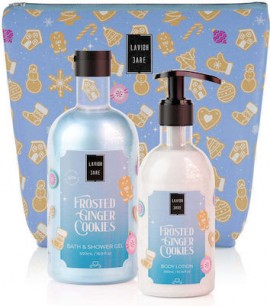 Lavish Care Promo Frosted Ginger Cookies Shower Gel 500ml & Body Cream 300ml