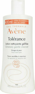 Avene Tolerance Lotion Nettoyante Gelifiee 400ml - Λοσιόν Καθαρισμού Μακιγιάζ Για Αντιδραστικό Ευαίσθητο Δέρμα