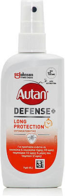 Autan Defense+ Εντομοαπωθητική Λοσιόν σε Spray Long Protection Κατάλληλη για Παιδιά 100ml