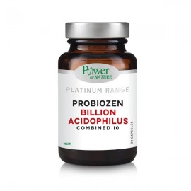 Power Health Platinum Range Probiozen Billion Acidophilus Combined 10, 30caps Συμπλήρωμα Διατροφής με Προβιοτικά σε Υψηλή Περιεκτικότητα για τη Σωστή Λειτουργία της Εντερικής Χλωρίδας