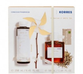 Korres White Tea Eau de Toilette Γυναικείο Άρωμα 50ml & Showergel White Tea Αρωματικό Αφρόλουτρο 250ml