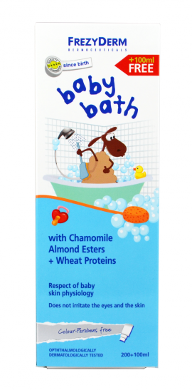 Frezyderm Baby Bath Απαλό Βρεφικό Αφρόλουτρο, 300ml