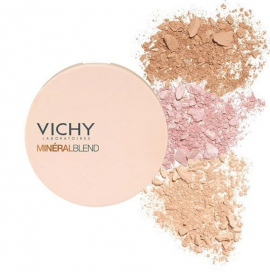 Vichy MineralBlend Healthy Glow-Tri Color Powder Medium Τρίχρωμη Πούδρα για Λάμψη, 9g