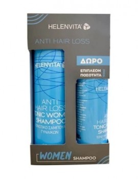Helenvita Promo Pack με Anti hair Loss Tonic Women Shampoo Τονωτικό Σαμπουάν Κατά της Τριχόπτωσης, 200ml & ΔΩΡΟ 100ml