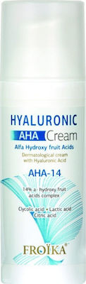 Froika Hyaluronic AHA-14 Cream 50ml Δερματολογική Κρέμα με Α Υδροξυοξέα Φρούτων και Ενισχυμένη Κερατολυτική Δράση