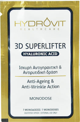 HYDROVIT 3D Superlifter Hyaluronic Acid Monodose Αντιγηραντικός & Αντιρυτιδικός Ορός 7 Μονοδόσεις