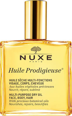 Nuxe Huile Prodigieuse Multi-purpose Dry Oil 100ml | Πολυχρηστικό Ξηρό Λάδι Για Πρόσωπο Σώμα Μαλλιά