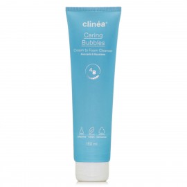 Clinéa Caring Bubbles Cream to Foam Face Cleanser 150ml Κρεμώδης Αφρός Καθαρισμού Προσώπου, με Αβοκάντο & Σκουαλάνιο για Κανονικές, Μεικτές Επιδερμίδες