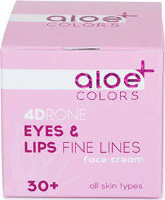 ALOE+ COLORS 4Drone Eyes & Lips Fine Lines Αντιρυτιδική Κρέμα Ματιών & Χειλιών Κατά των Λεπτών Γραμμών Έκφρασης & των Μαύρων Κύκλων 30ml
