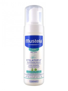 Mustela Stelatopia Foam Shampoo Για τα Ευαίσθητα Μαλλιά του Νεογέννητου 150ml