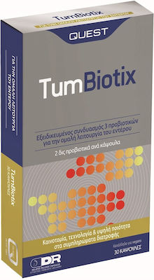 QUEST TUMBIOTIX providing 2 billion L.plantarum & L.acidophilus 30CAPS