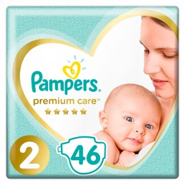 Pampers Premium Care Πάνες Μέγεθος No2 (4-8Κg) 46 Πάνες
