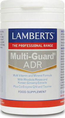 Lamberts Multi Guard ADR Πολυφόρμουλα Ενέργειας & Τόνωσης με Rhodiola Korean Ginseng Q10 & Ταυρίνη 60tabs