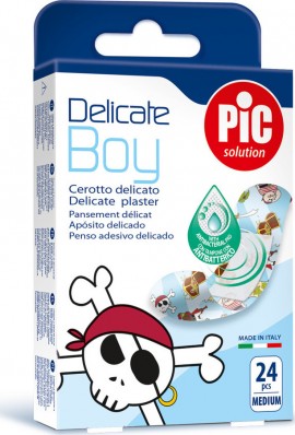 Pic Delicate Boy Medium 19x72mm (24τμχ) - Παιδικά Υπέρ-Απορροφητικά Τσιρότα