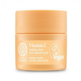 Natura Siberica Oblepikha C-Berrica Vitamin C Toning Light Face Cream-Fluid 50ml Λεπτόρρευστη Κρέμα Προσώπου Τόνωσης με Βιταμίνη C για Όλους τους Τύπους Επιδερμίδας