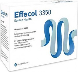 Epsilon Health Effecol 3350 Για Την Αντιμετώπιση Της Δυσκοιλιότητας 24 Φακελίσκοι