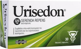 Uni-Pharma Urisedon 320mg για την Καλή Λειτουργία του Προστάτη & του Ουροποιητικού Συστήματος, 30 Μαλακές Κάψουλες