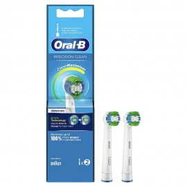 Oral-B Precision Clean Ανταλλακτικές Κεφαλές Ηλεκτρικής Οδοντόβουρτσας, 2 τεμάχια