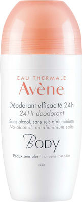 Avene Body Deodorant Roll-On Efficacite 24h Αποσμητικό για 24ωρη Αποτελεσματικότητα 50ml