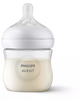 Philips Πλαστικό Μπιμπερό Natural Response με Θηλή Σιλικόνης 125ml για 0+ μηνών