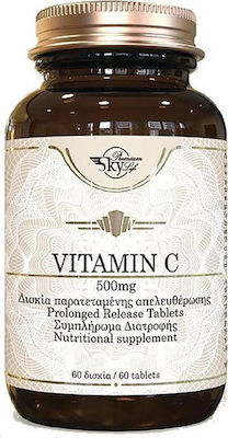 Sky Premium Life Vitamin C 500mg Συμπλήρωμα διατροφής με βιταμινη C, 60tbs