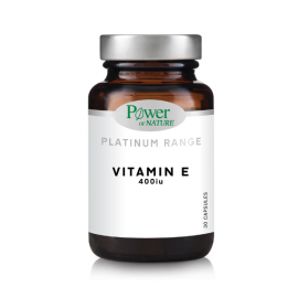 Power Health Classics Platinum Vit E 400 IU Συμπλήρωμα Διατροφής 30 Caps. Σκεύασμα με βιταμίνη Ε μέγιστης καθαρότητας που προσφέρει αντιοξειδωτική δράση και προστασία των μυών, της καρδιάς και του σκελετού