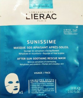 Lierac Sunissime After Sun Soothing Rescue Mask 18ml 1τμχ | Μάσκα Προσώπου με Άμεση Καταπραϋντική Δράση για Μετά τον Ήλιο
