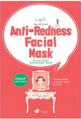 Vican Cettua Clean & Simple Anti-Redness Facial Mask Μάσκα Πορσώπου κατά των Ερεθισμών & της Ερυθρότητας 1 Τεμάχιο