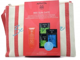 Apivita – Bee Sun Safe Κρέμα Προσώπου κατά των Πανάδων & των Ρυτίδων SPF50 50ml& Δώρο Express Μάσκα Προσώπου με Αλόη & Μάσκα Ενυδάτωσης Μαλλιών