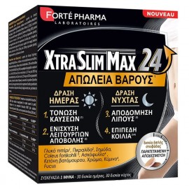 Forte Pharma XtraSlim Max 24, Συμπλήρωμα Διατροφής Για Απώλεια Βάρους (2x30tabs) 60tabs.
