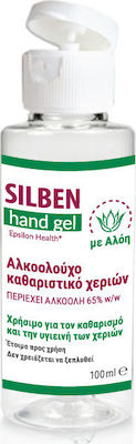 Epsilon Health Silben Αλκοολούχο Καθαριστικό Χεριών 65% με Αλόη 100ml
