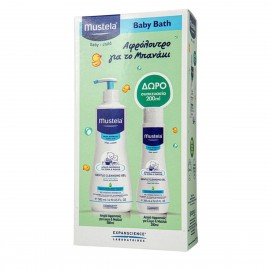 Mustela Baby Bath Πακέτο Προσφοράς Gentle Cleansing Gel Τζελ Καθαρισμού για Πρόσωπο, Σώμα & Μαλλιά, 500ml & Δώρο 200ml