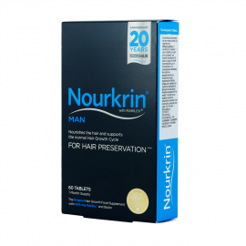 Nourkrin Man Συμπλήρωμα Διατροφής για την Πρόληψη & Αντιμετώπιση της Ανδρικής Τριχόπτωσης, 60 caps