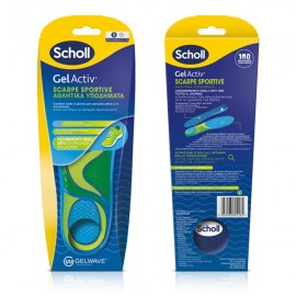 Scholl Gel Activ Πάτοι για Αθλητικά Υποδήματα & Απορρόφηση Κραδασμών, 1ζευγάρι