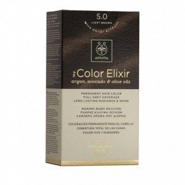 Apivita My Color Elixir kit Μόνιμη Βαφή Μαλλιών 5.0 ΚΑΣΤΑΝΟ ΑΝΟΙΧΤΟ