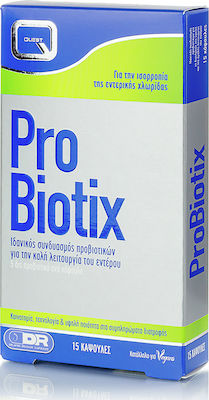 Quest Pro Biotix Συμπλήρωμα Προβιοτικών, 15caps