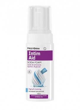 Frezyderm Intim Aid Soda Foam Ph9.0 Αφρός Καθαρισμού Ευαίσθητης Περιοχής Περιόδους Αυξημένης Φροντίδας 100ml