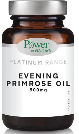 Power Health Platinum Range Evening Primrose Oil 500mg Συμπλήρωμα Διατροφής Κατά Των Συμπτωμάτων Της Εμμηνόπαυσης 30 κάψουλες