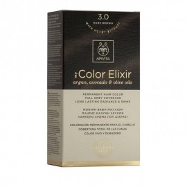 Apivita My Color Elixir kit Μόνιμη Βαφή Μαλλιών 3.0 ΚΑΣΤΑΝΟ ΣΚΟΥΡΟ