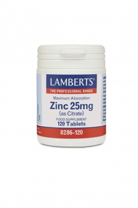 LAMBERTS ZINC 25MG (CITRATE) 120TABS