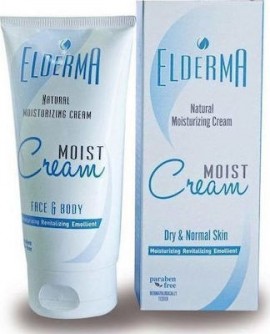 Elderma Moisturizing Cream Φυσική Ενυδατική Κρέμα για Πρόσωπο & Σώμα Ξηρό - Κανονικό Δέρμα, 150ml