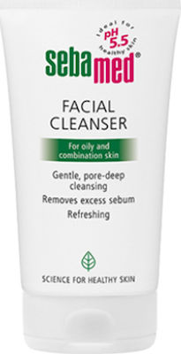 Sebamed Facial Cleanser Gel Καθαριστικό Τζελ Προσώπου Για Λιπαρή/Μικτή Επιδερμίδα 150ml