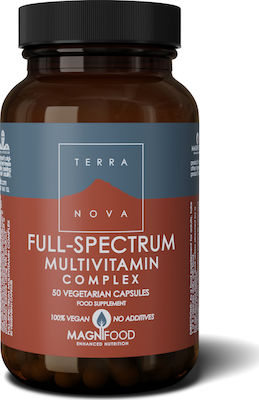 Terranova Full-Spectrum Multivitamins Συμπλήρωμα Διατροφής Με Υπερτροφές Για Μέγιστη Αποτελεσματικότητα, 50caps.