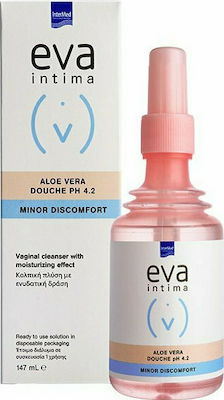Eva Intima Aloe Vera Douche pH 4.2 Minor Discomfort 147ml Κολπική Πλύση με Αλόη για Αποτελεσματικό Καθαρισμό και Ενυδάτωση της Ευαίσθητης Περιοχής