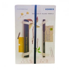 Korres XMAS PROMO PACK Volcanic Minerals Μάσκαρα 11ml & Μολύβι Ματιών 1.2gr.