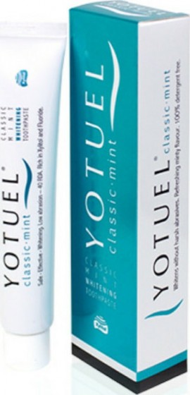 Yotuel Classic Mint Whitening Toothpaste 50ml Λευκαντική Οδοντόκρεμα με Φυσικά Ένζυμα και Έντονη Γεύση Μέντας