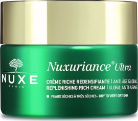 Nuxe Nuxuriance Ultra Crème Riche, Κρέμα Ημέρας Ολικής Αντιγήρανσης Πλούσιας Υφής για Ξηρές-Πολύ Ξηρές 50ml