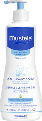 Mustela Gentle Cleansing Gel, Βρεφικό-Παιδικό Απαλό Αφροντούς για Σώμα & Μαλλιά 500ml