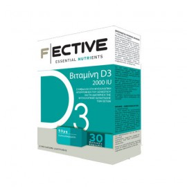 Fective Essential Nutrients Vitamin D3 2000IU 30 LipidCaps